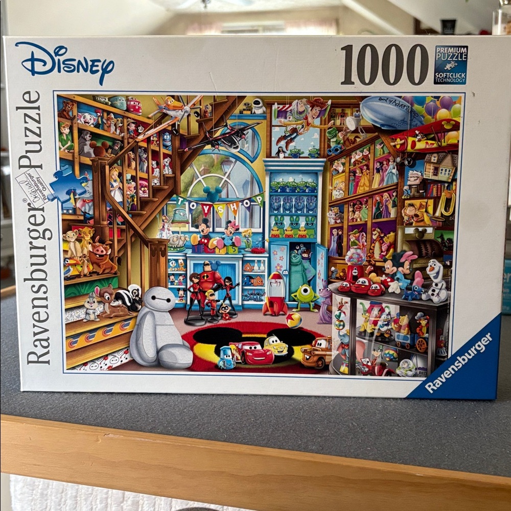 Disney Ravensburger Puzzle 1000 Pcs. # 167340 Features Disney/Pixar Toy Store